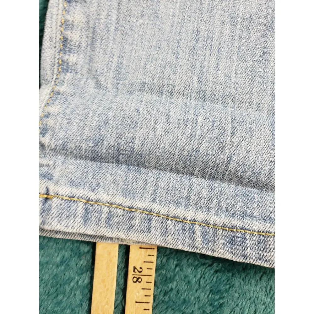 Loft Jeans Size 6 Women Blue Pants Denim Stretch Mid Rise Curvy Skinny Crop